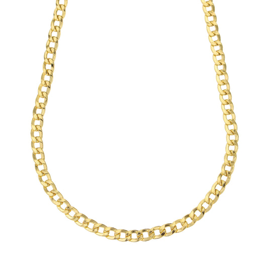 18k Yellow Gold Curbe Chain