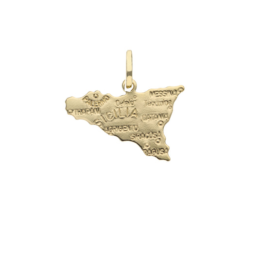 18k Gold Sicily Pendant